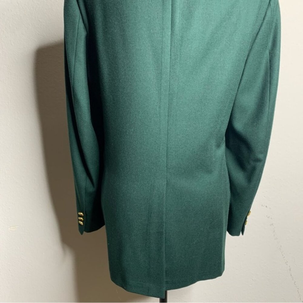 Vintage Dark Green Single-Breasted Blazer - Picture 10 of 12